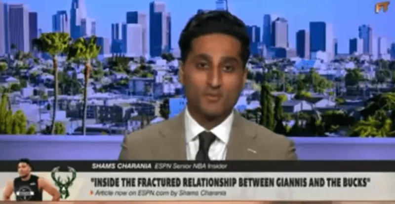 Shams:字母哥去年曾与雄鹿表达过分手,管理层选择继续冲冠